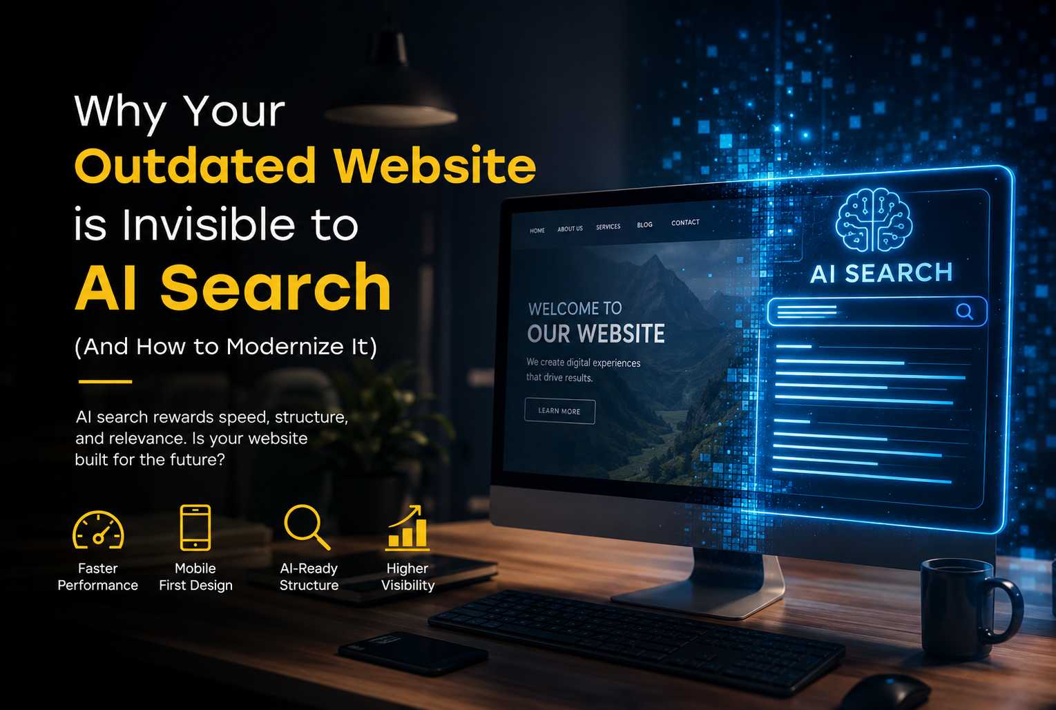 Why Your Outdated Website is Invisible to AI Search (And How to Modernize It)